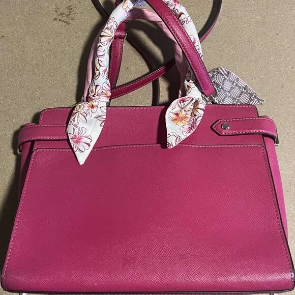 Kate Spade New York Medium Satchel Handbag in Fuchsia - Picture 3 of 16